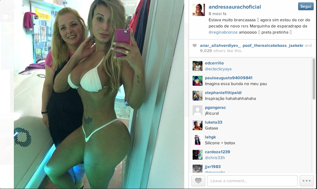 Andressa Urach, miss Bumbum, cade a pezzi Andressa Urach, miss Bumbum, cade a pezzi
