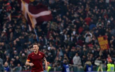 Totti da record, manca un gol per essere il Re dei derby