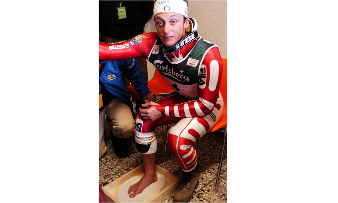 Il mio piede destro ad Adelboden Il mio piede destro ad Adelboden