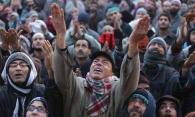 Kashmir, al santuario della reliquia di Maometto
