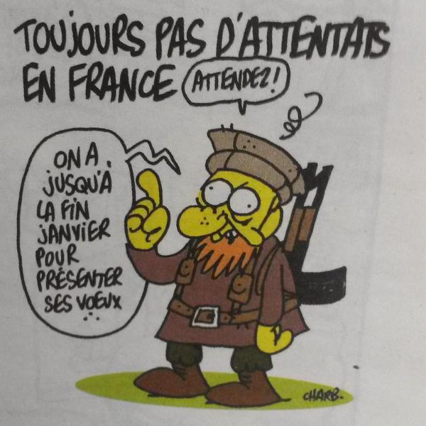 Ricordo di Charb, il direttore di Charlie Hebdo