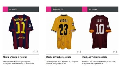 Le maglie dei campioni all’asta per aiutare gli alluvionati di Aggio