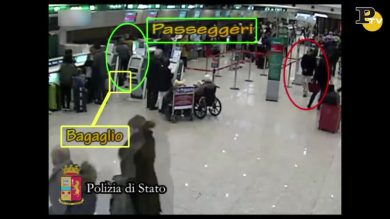 Arrestato ladro di valigie a Fiumicino