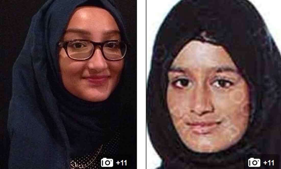 Amira, Shamina e Kadiza: lo choc della scuola inglese