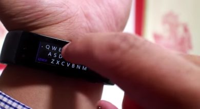 Microsoft Band, ora anche la tastiera è indossabile