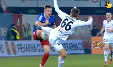 Calcio, Polonia: karate e cartellino rosso