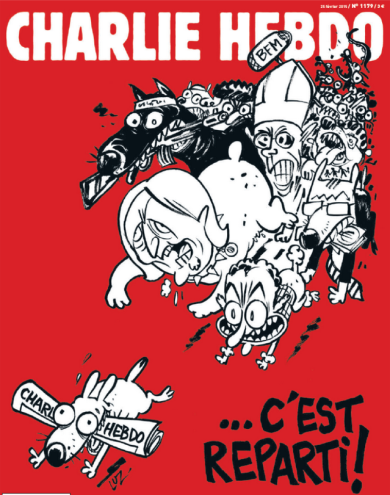 Charlie Hebdo, si ricomincia!