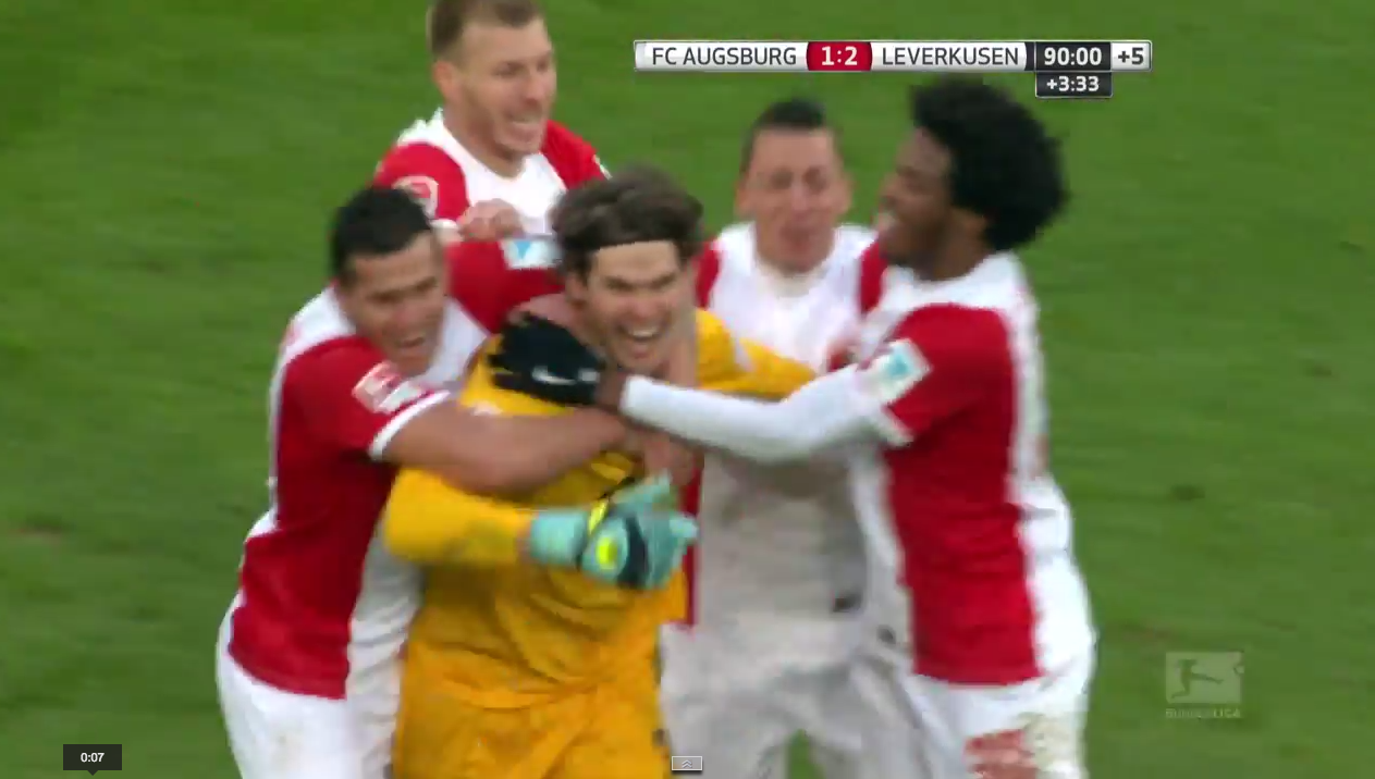 Calcio tedesco: pari al 93′ (del portiere)