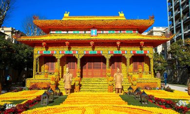 La festa dei limoni di Mentone in foto