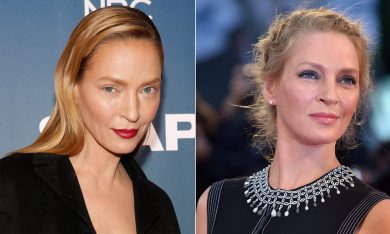 Uma Thurman, come era prima del viso “nuovo” (era solo trucco) – Foto