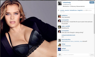 Wonderbra, la nuova testimonial è Solveig Mork