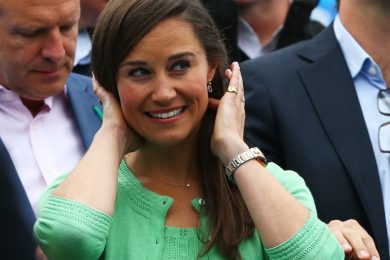 Pippa Middleton “cede” al passare del tempo