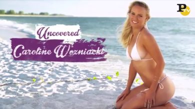 Caroline Wozniacki in costume per Sports Illustrated