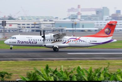 Incidente a Taiwan, identikit dell’aereo precipitato