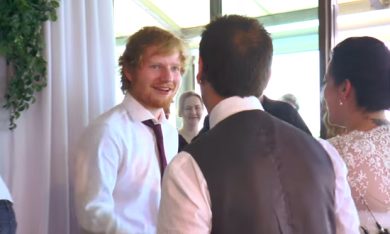 Sorpresa al matrimonio: c’è Ed Sheeran