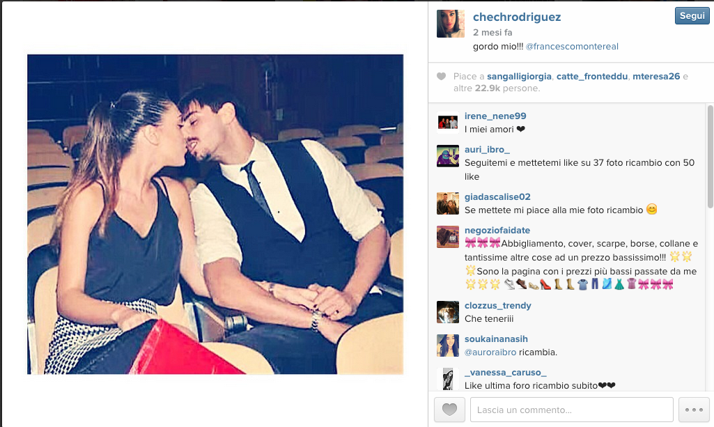 Cecilia Rodriguez: matrimonio e figlio con Francesco Monte Cecilia Rodriguez: matrimonio e figlio con Francesco Monte