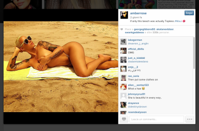 Amber Rose sulla scia di Kim Kardashian