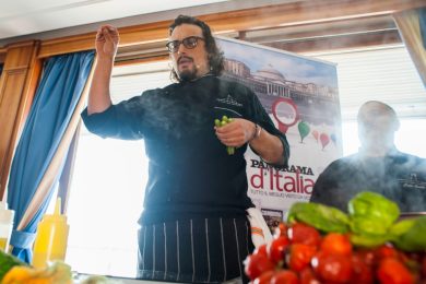 Alessandro Borghese cucina per Panorama d’Italia