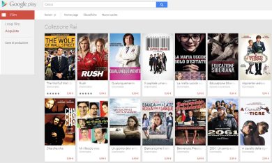 I film di Rai Cinema arrivano su Google Play