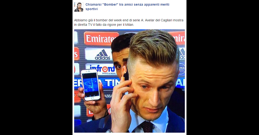 La moviola di Avelar e altre bomberate