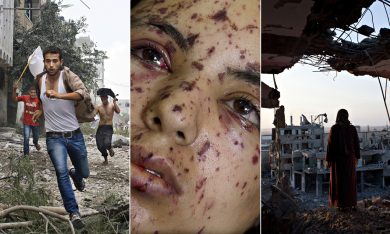 Heidi Levine a Gaza, premio al coraggio nel fotogiornalismo
