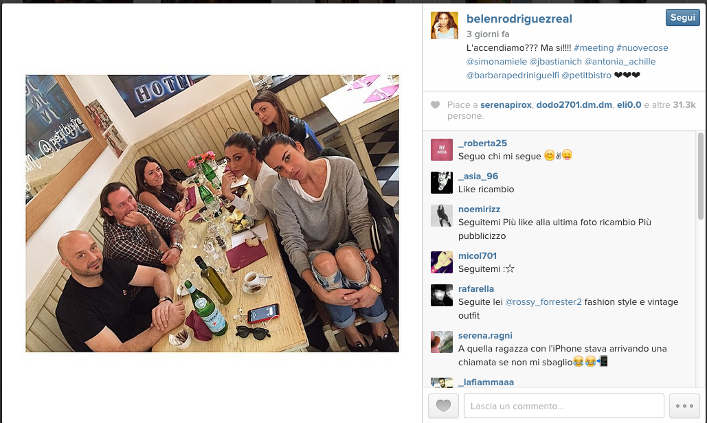 Belén Rodriguez, donna manager accanto a Joe Bastianich Belén Rodriguez, donna manager accanto a Joe Bastianich