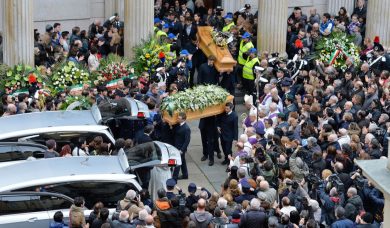 I funerali delle vittime di Tunisi – LE FOTO