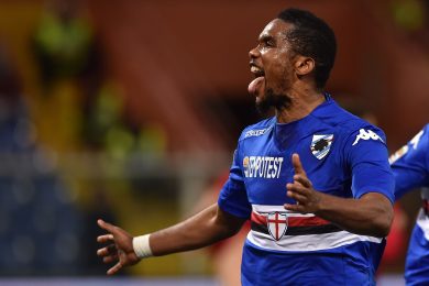 Eto’o contro l’Inter: dal Triplete alla Sampdoria