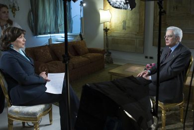 Sergio Mattarella alla Cnn: “La lotta al terrorismo? Non abbiamo molto tempo”