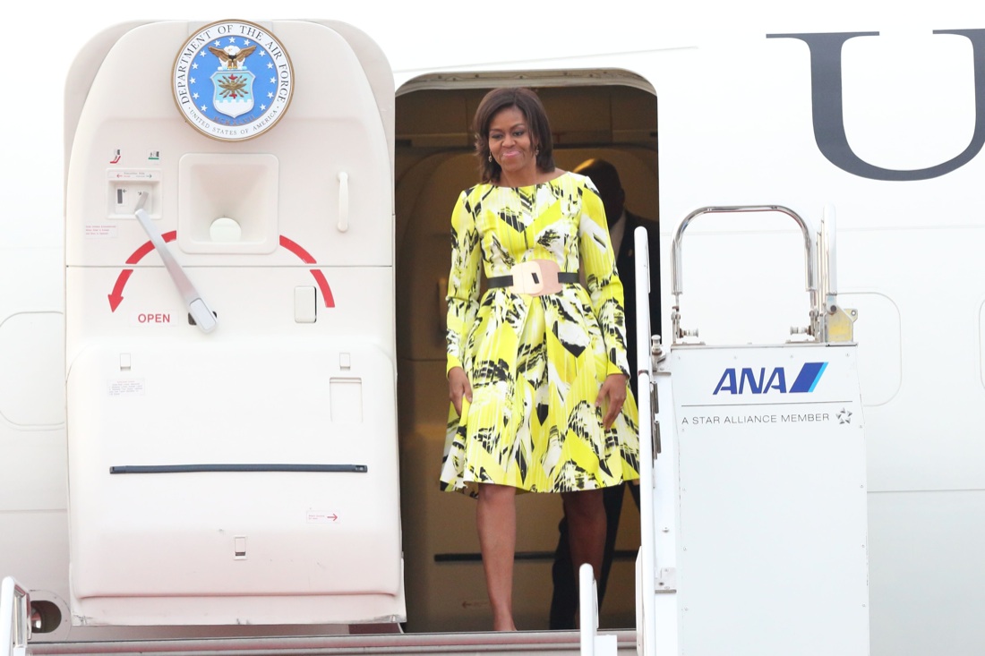 Michelle Obama colora il Giappone