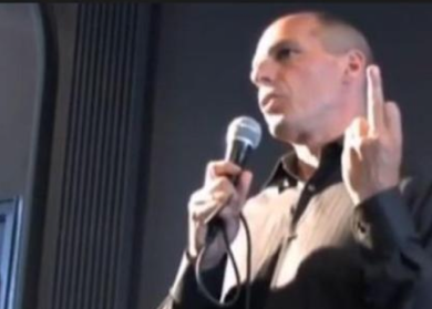 Il dito medio di Varoufakis