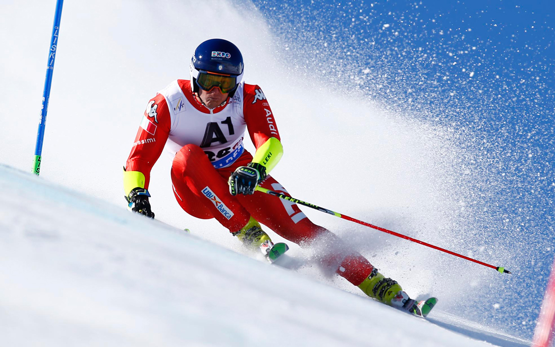 Max Blardone, un weekend da docente di sci agonistico