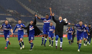 Roma – Sampdoria 0-2, l’impresa dei blucerchiati – FOTO