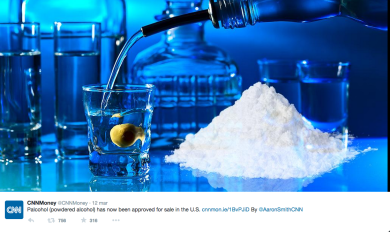 Dall’America arriva l’alcol in polvere