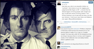 Elton John contro Dolce e Gabbana per l’intervista a Panorama