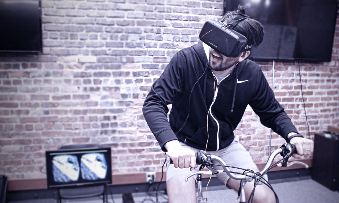 Widerun, così la realtà virtuale monta in bicicletta Widerun, così la realtà virtuale monta in bicicletta