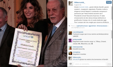 Elisabetta Canalis sulle orme di Angelina Jolie?