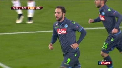 Europa League, Napoli-D. Mosca 3-1: le immagini