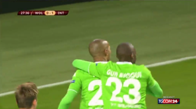 Europa League, Wolfsburg-Inter 3-1: le immagini