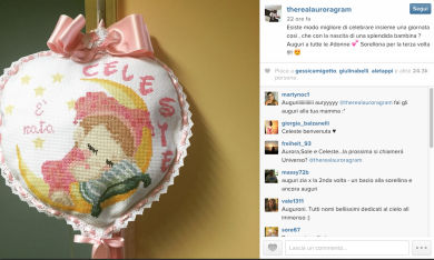 Michelle Hunziker tre volte mamma: è nata Celeste