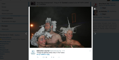 Dal Canada il campionato dei capelli ghiacciati