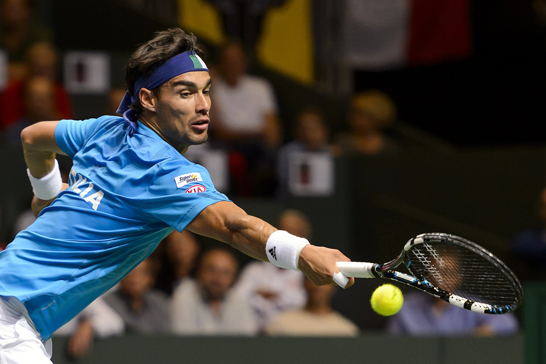 Tennis, Coppa Davis: Fognini non gioca il singolare Tennis, Coppa Davis: Fognini non gioca il singolare