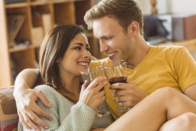 Una bottiglia di vino per capire se è vero amore