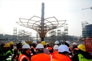Expo 2015, pronto l’Albero della Vita. Le foto