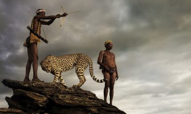 Namibia, il ghepardo amico dei boscimani