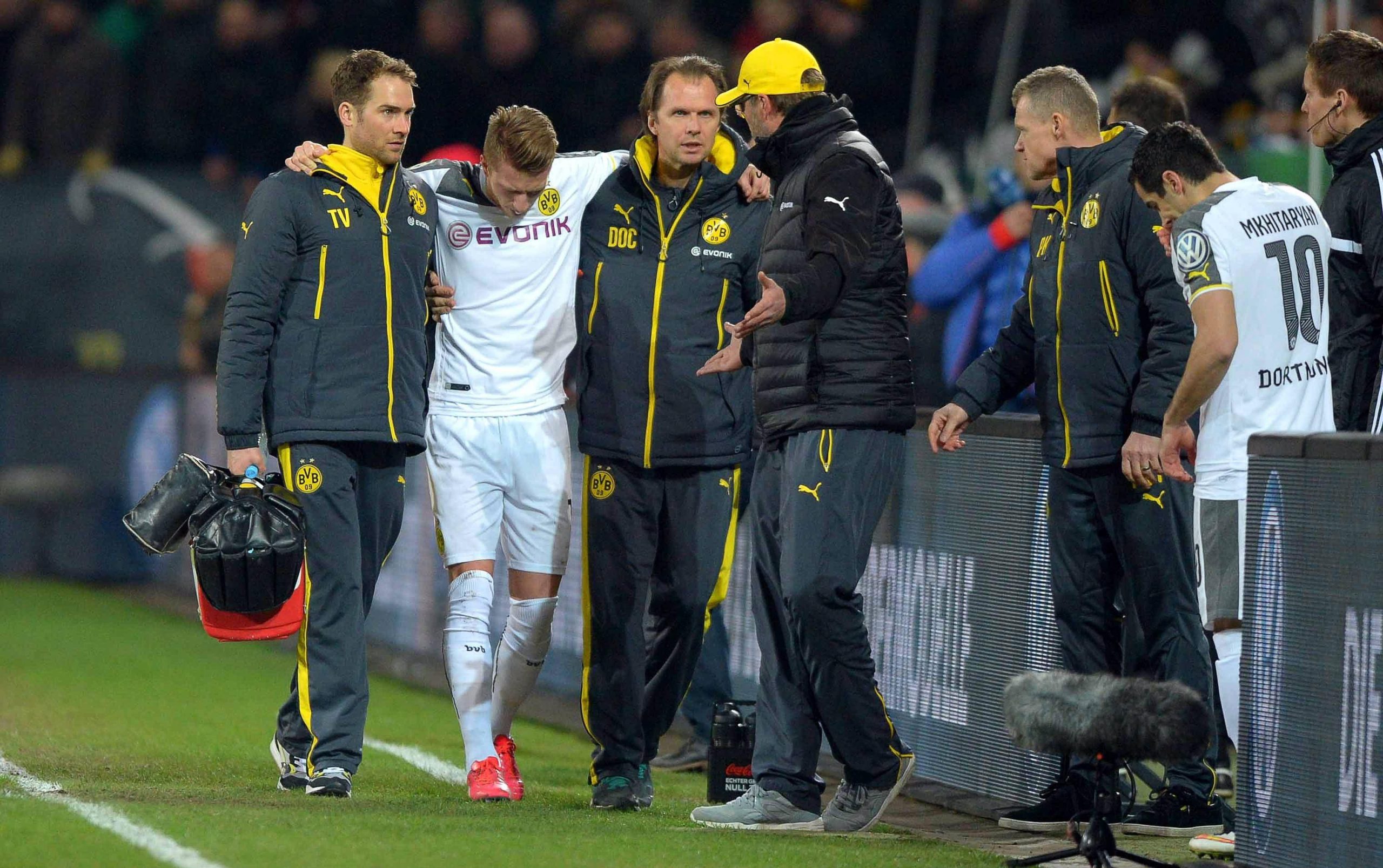 Borussia, paura per Reus e doppietta Immobile Borussia, paura per Reus e doppietta Immobile