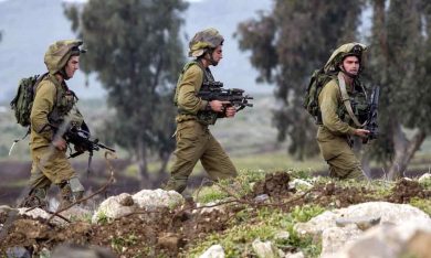 Soldati israeliani aizzano i cani contro un ragazzino palestinese