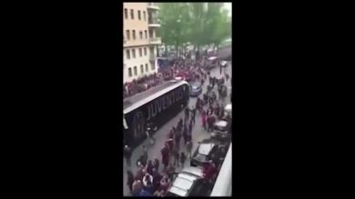 Assalto al pullman della Juventus