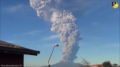 Cile: l’eruzione del vulcano Calbuco