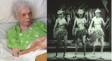 A 102 anni si vede per la prima volta in video: “Sono stata una grande ballerina”